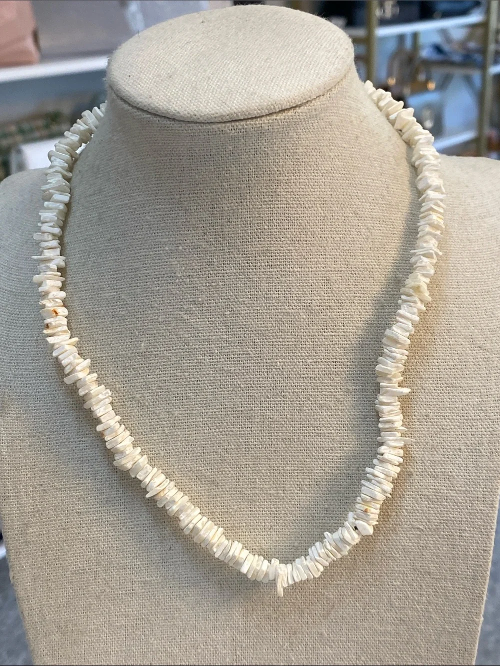 Puka shell necklace